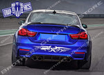 Rear Bumper Decal Sticker Vinyl Racing Stripes for BMW M4 - Brothers-Graphics