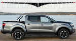 Vinyl Graphics Rear Line Design Vinyl Stripes Compatible With Nissan Navara 2002-2022