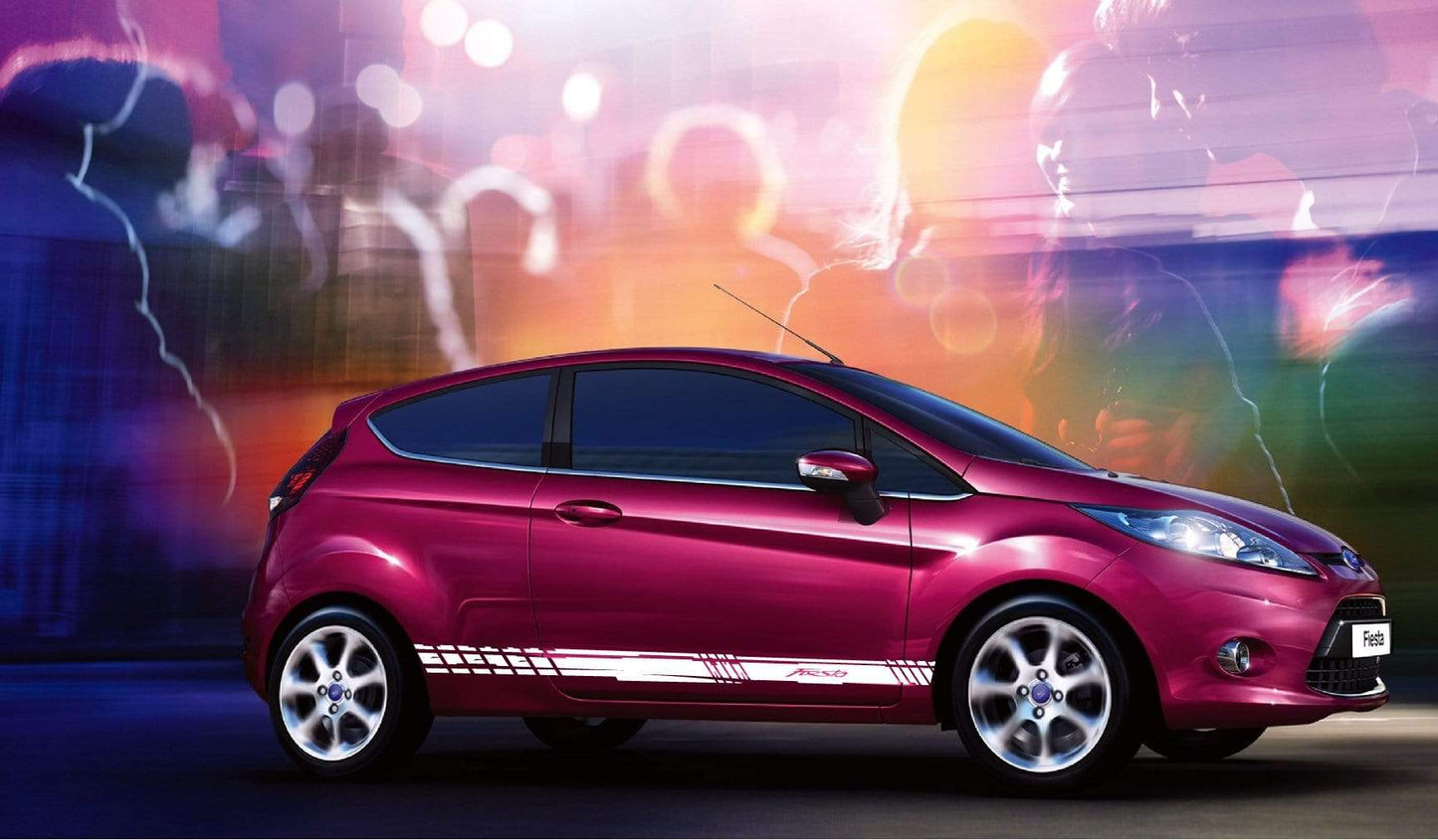 Premium Vinyl Stickers Compatible with Ford Fiesta Decorative car decals
