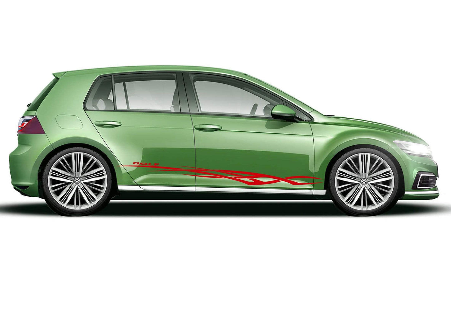 Rear Vinyl Decal Side Bed Sticker Graphics Kit For VW Golf