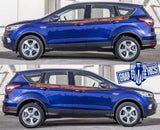 Set of Racing Side Stripes Decal Sticker Graphic for Ford KUGA - Brothers-Graphics