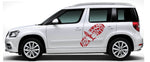 Vinyl Graphics Shark footprint graphic for car  | UNIVERSAL STICKERS Fit any Vehicle