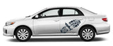 Vinyl Graphics Shark footprint graphic for car  | UNIVERSAL STICKERS Fit any Vehicle