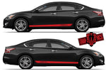 Side car Decal Vinyl Racing Stripe Stickers For Nissan Altima - Brothers-Graphics