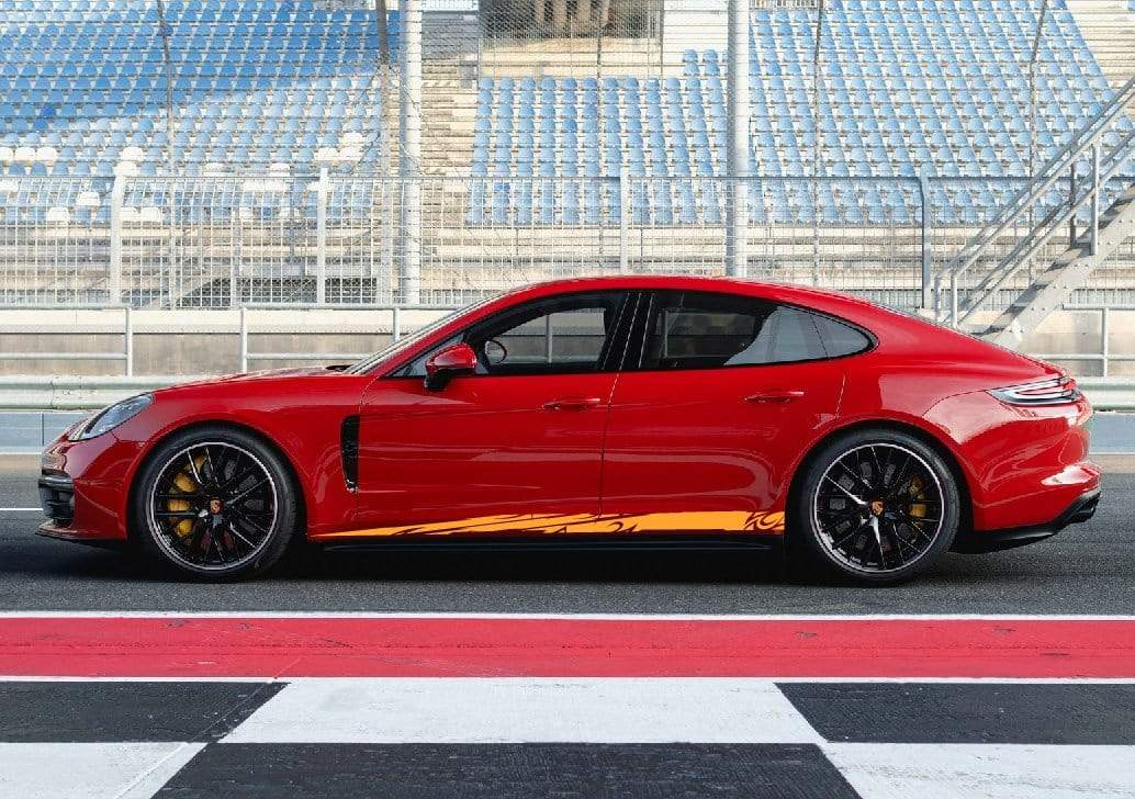 Side Car Vinyl Decal Side Sticker For Porshe