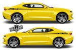 Vinyl Graphics Racing Stripe Stickers For Chevrolet Camaro - Brothers-Graphics