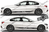 Side Decal Vinyl Racing Stickers For BMW M3 - Brothers-Graphics