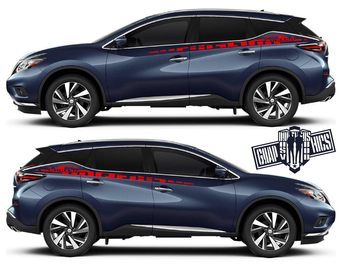 Premium Quality Stickers Compatible with Nissan Murano Car Styling BFF Premium Quality Personalized Design Vehicle Enhancement Sticker Street Auto Stylish Exclusive Easy Application Worldwide Deliver