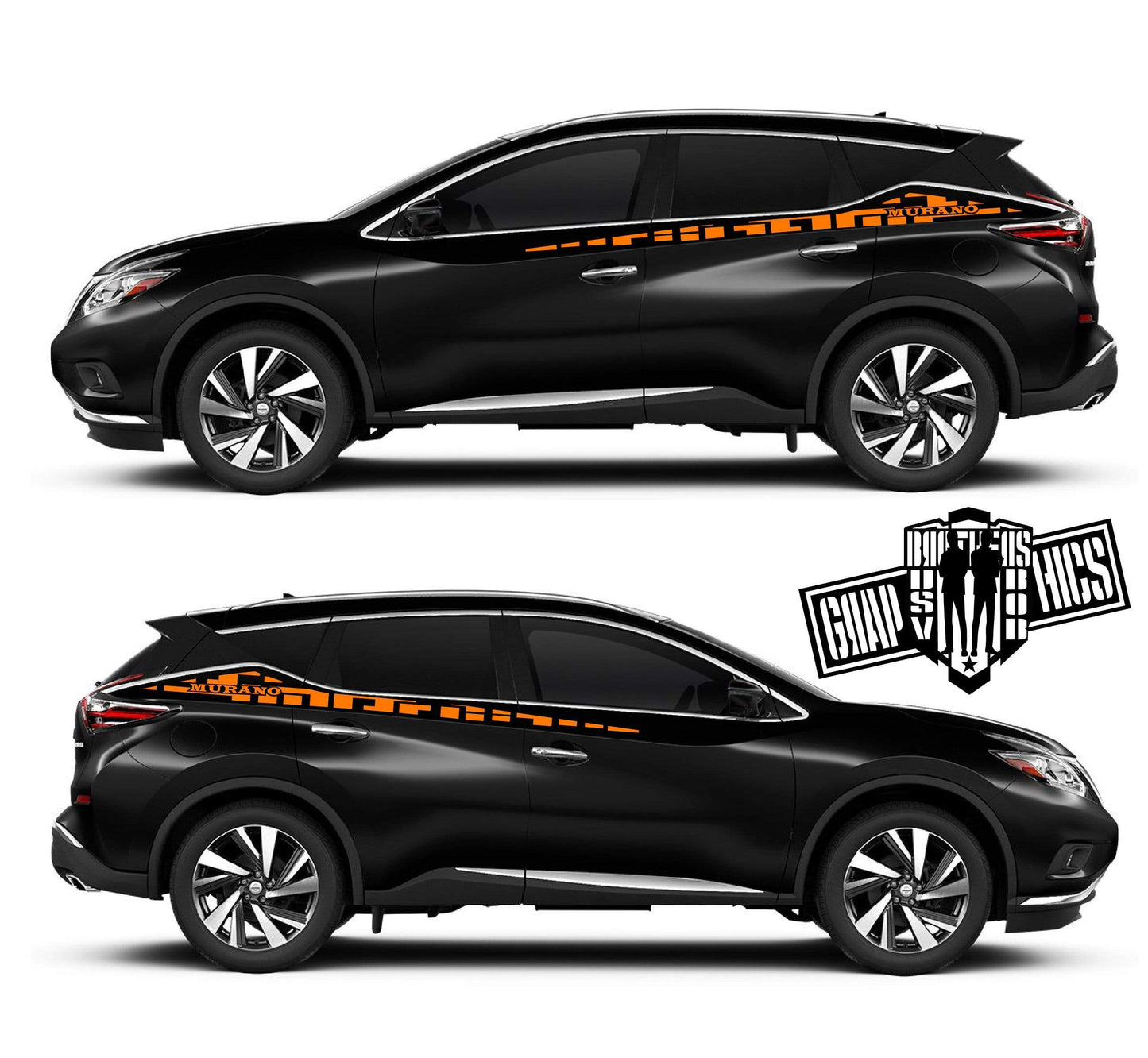 Premium Quality Stickers Compatible with Nissan Murano Car Styling BFF Premium Quality Personalized Design Vehicle Enhancement Sticker Street Auto Stylish Exclusive Easy Application Worldwide Deliver