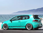 Side Door Stripe Custom kit Stickers Set Kit For VW Golf
