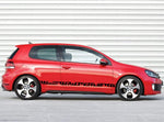 Side Door Stripe Custom kit Stickers Set Kit For VW Golf