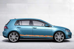 Side Door Stripe Custom kit Stickers Set Kit For VW Golf