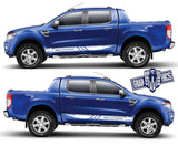 Side door stripe vinyl decal graphic sticker Kit for Ford Ranger - Brothers-Graphics