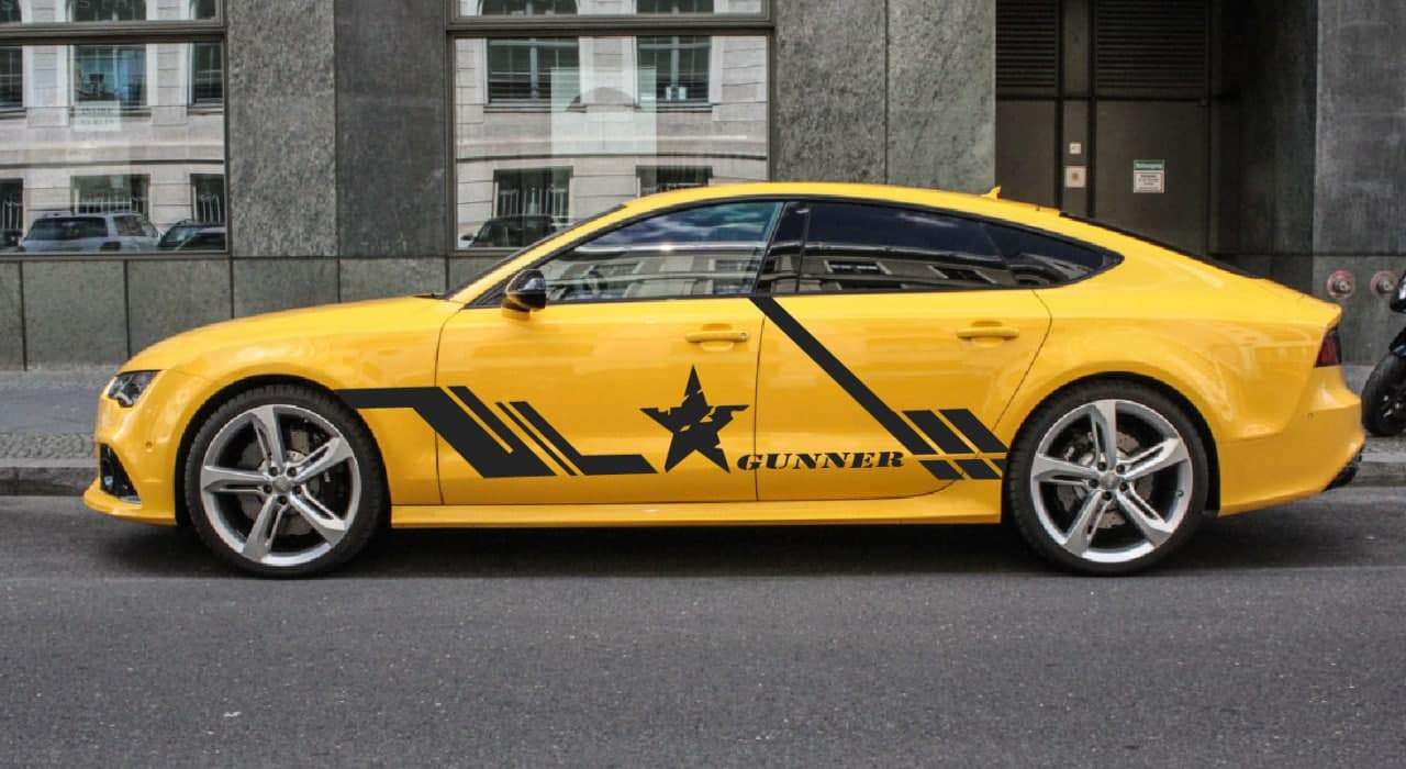 Vinyl Graphics Side door stripe vinyl decal New graphic universal sticker Kit for Car Any Vehicle | UNIVERSAL STICKERS