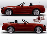 Side Door Vinyl Decal Stripes Kit Graphics Custom for Fiat Spider 124 - Brothers-Graphics