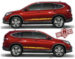 Side Door Vinyl Decal Stripes Kit Graphics Custom for Honda CR-V - Brothers-Graphics