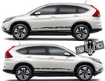 Side Door Vinyl Decal Stripes Kit Graphics Custom for Honda CR-V - Brothers-Graphics