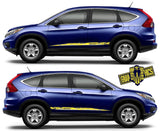 Side Door Vinyl Decal Stripes Kit Graphics Custom for Honda CR-V - Brothers-Graphics