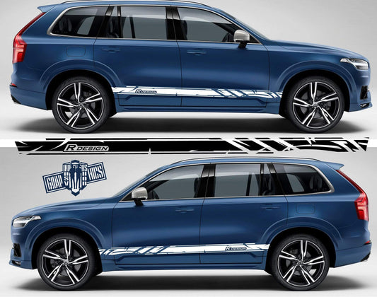 Premium Vinyl Stickers Compatible With Volvo XC90 New Style Design