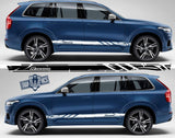 Side Stripe Decal Graphic Sticker Kit for Volvo XC90 - Brothers-Graphics