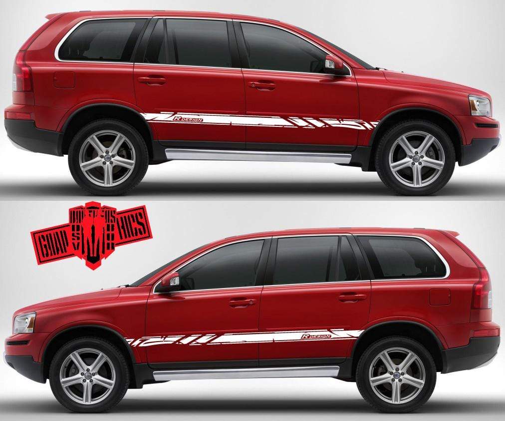Side Stripe Decal Graphic Sticker Kit for Volvo XC90 - Brothers-Graphics