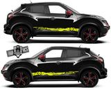 Side Vinyl Door Decal Racing Stripe stickers for Nissan Juke - Brothers-Graphics