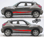 Side Vinyl Door Decal Racing Stripe stickers for Nissan Juke - Brothers-Graphics