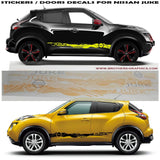 Autocollants en vinyle pour portières latérales Racing Stripe pour Nissan Juke