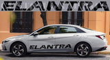 Vinyl Graphics Sign Design Decal Sticker Vinyl Side Racing Stripes for Hyundai Elantra