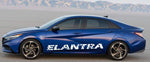 Vinyl Graphics Sign Design Decal Sticker Vinyl Side Racing Stripes for Hyundai Elantra
