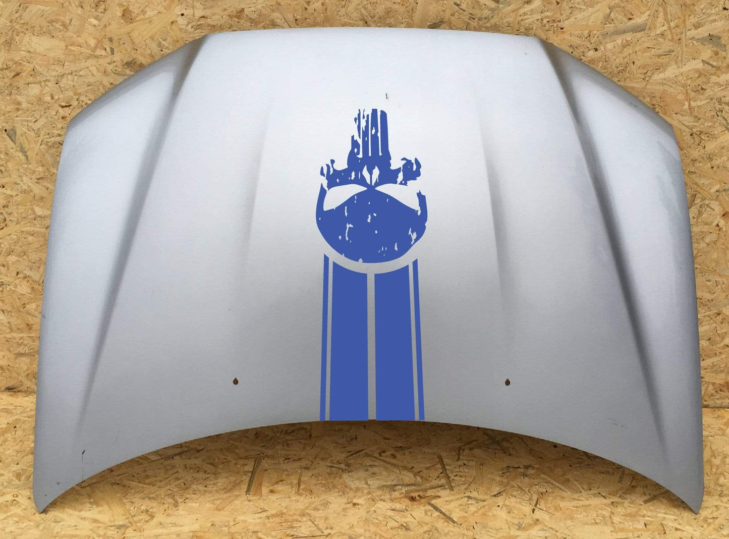 Vinyle motif tête de mort | Autocollants universels pour capot | Autocollants graphiques pour capot