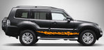 Premium Quality Stickers Compatible with Mitsubishi Pajero Skull Line Design Decorative decals