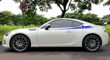 Autocollants crâne pour Subaru BRZ | Kit d'autocollants Subaru BRZ | Autocollants tribaux Subaru | Autocollants BRZ
