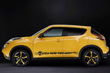 Autocollant en vinyle de qualité supérieure compatible avec le design de crâne de style Nissan Juke