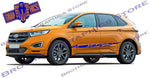 Autocollants en vinyle à motifs de crânes pour Ford Edge