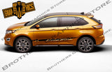 Skull Graphics Vinyl Decals For Ford Edge