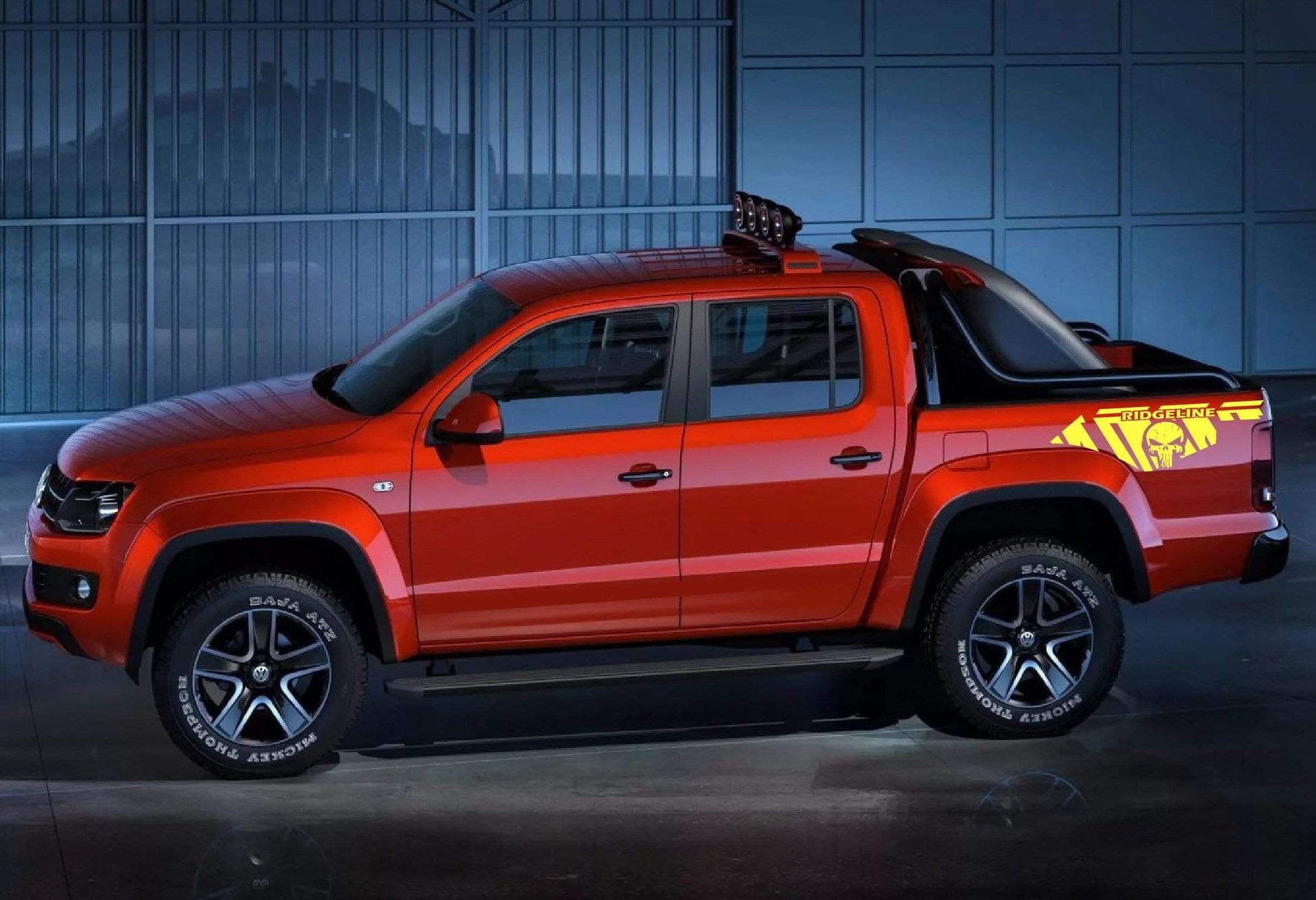 Vinyl Graphics Skull Graphics Vinyl Stickers Compatible With Honda Ridgeline