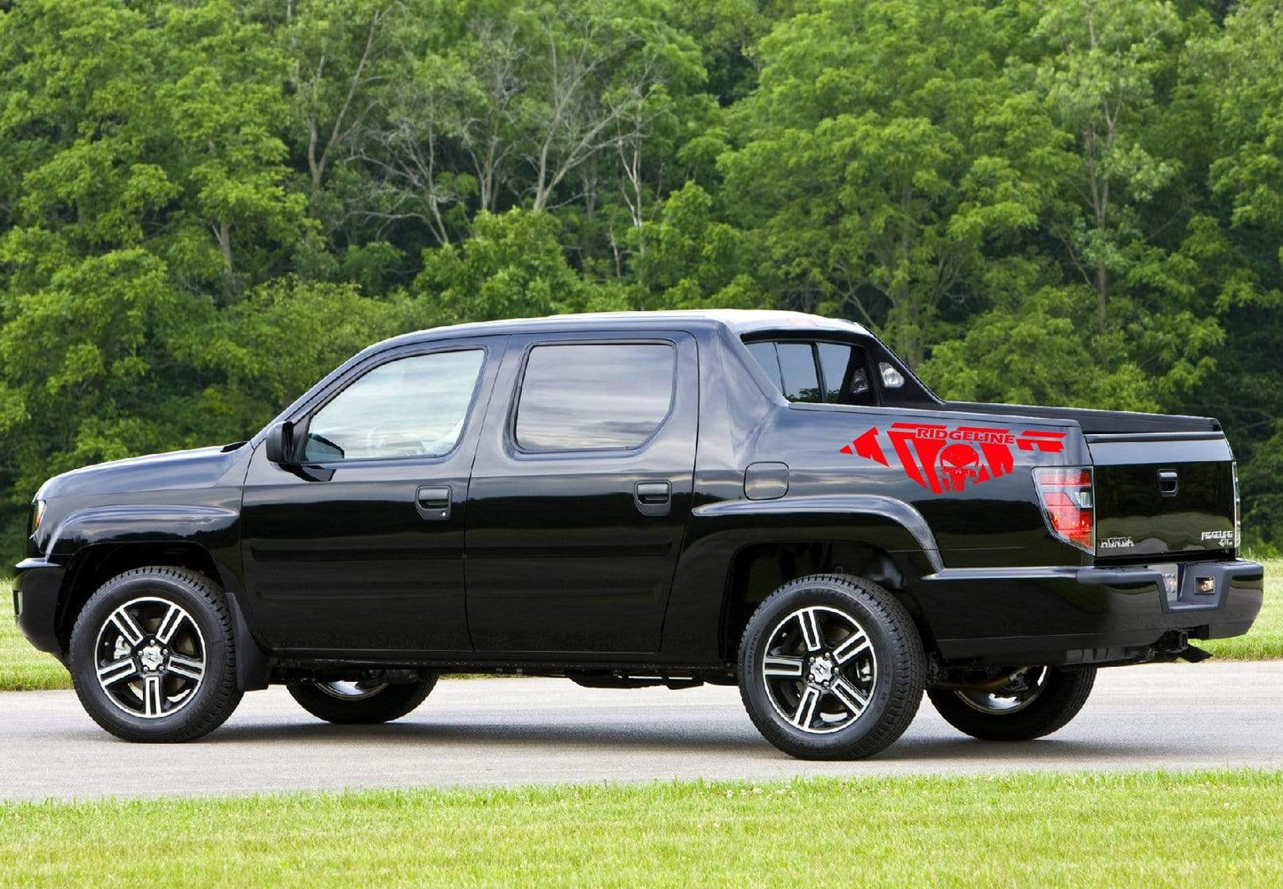 Vinyl Graphics Skull Graphics Vinyl Stickers Compatible With Honda Ridgeline