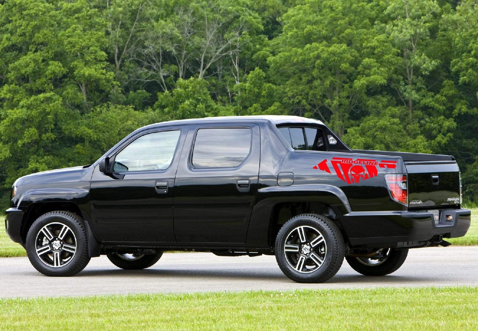 Vinyl Graphics Skull Graphics Vinyl Stickers Compatible With Honda Ridgeline