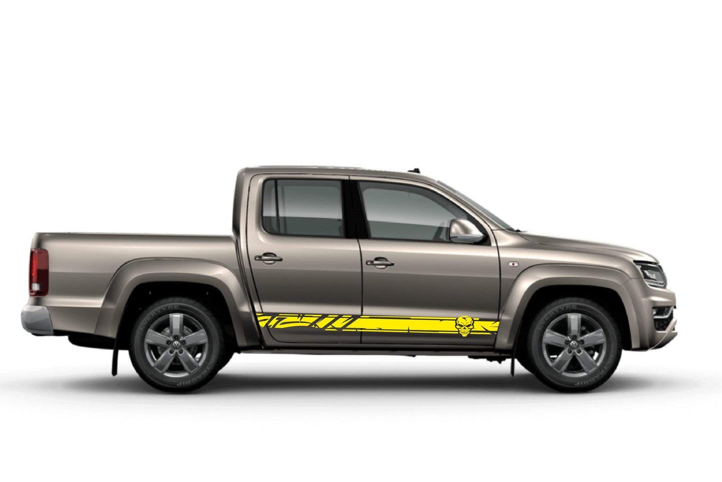 Autocollants de la ligne de crâne pour Volkswagen Amarok | Autocollants de la ligne VW Amarok | Kit de décalcomanies VW | Autocollants Amarok