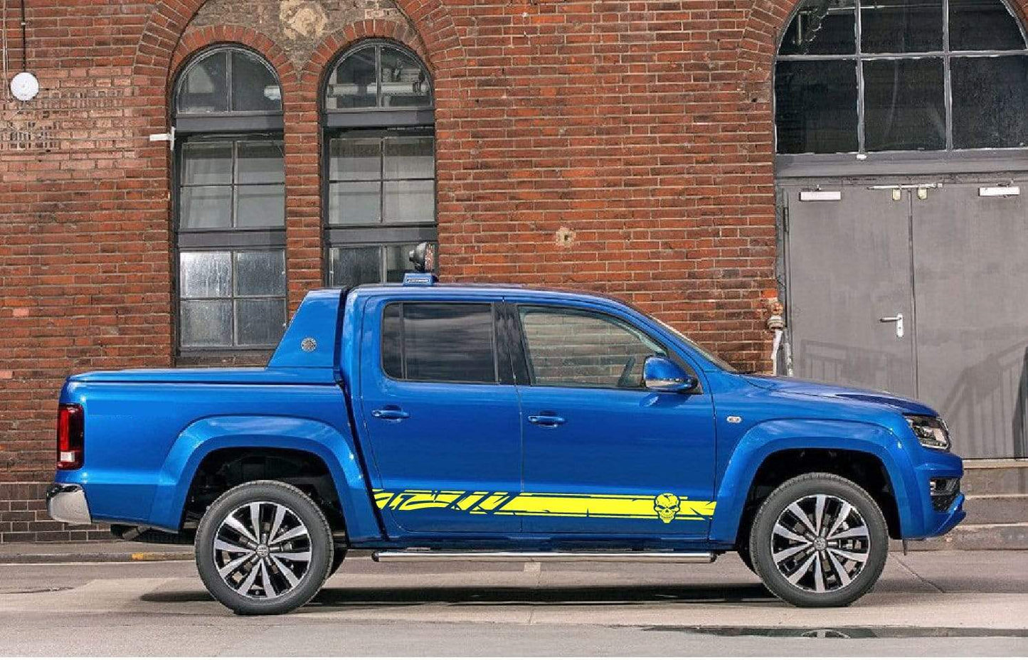 Autocollants de la ligne de crâne pour Volkswagen Amarok | Autocollants de la ligne VW Amarok | Kit de décalcomanies VW | Autocollants Amarok