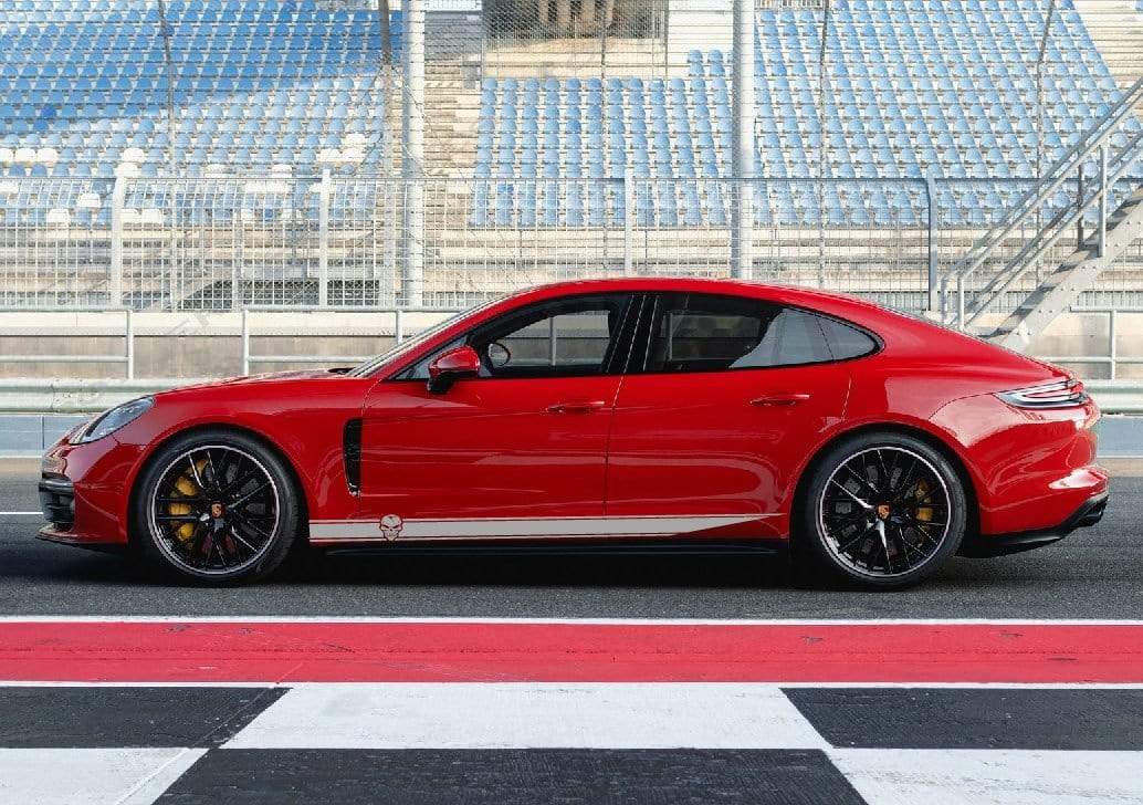 Skull rally decals for Porshe universal Stikers