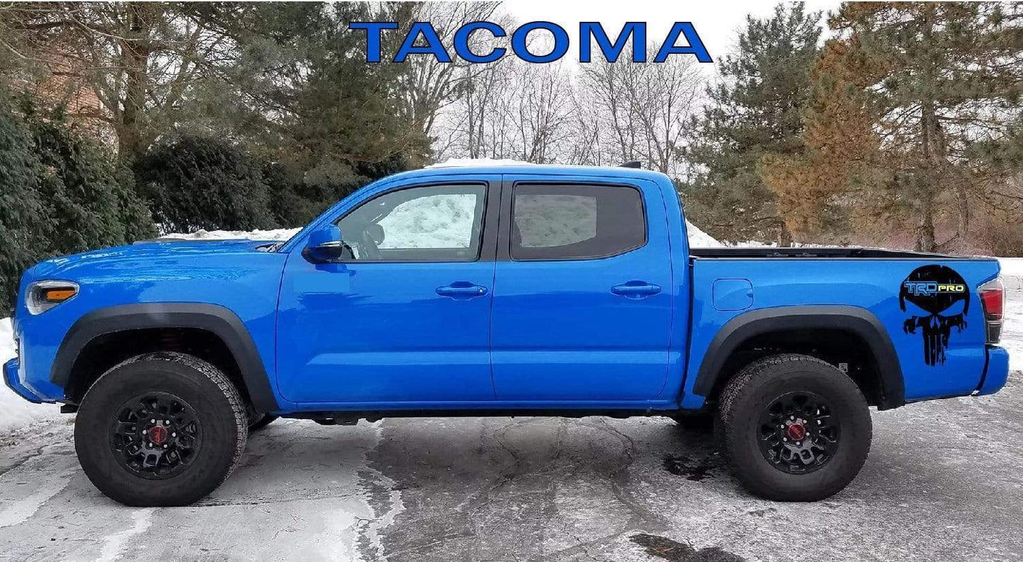 Vinyl Graphics Skull Vinyl Decal For Toyota Tacoma