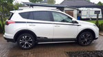 Vinyl Graphics Special Design 4x Decals Stickers Vinyl Side Racing Stripes Compatible with Toyota Rav4