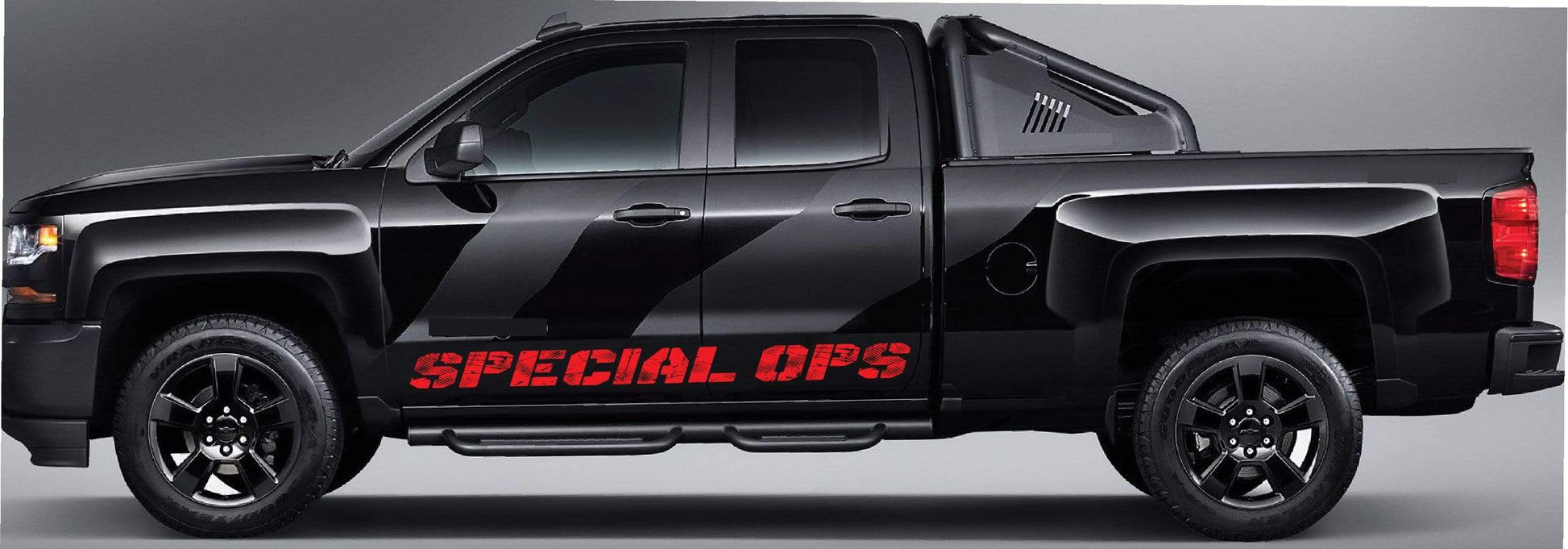 Vinyl Graphics Special Ops Design Stickers Car Vinyl Stripes Compatible with Chevrolet Silverado