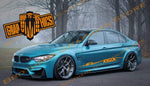 Sport Racing Line Sticker Car Side Vinyl Stripe For BMW M3 - Brothers-Graphics
