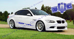 Sport Racing Line Sticker Car Side Vinyl Stripe For BMW M3 - Brothers-Graphics