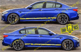 Sport Racing Line Sticker Car Side Vinyl Stripe For BMW M5 - Brothers-Graphics