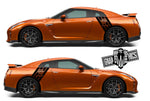 Sport Racing Line Sticker Car Side Vinyl Stripe For Nissan GT-R - Brothers-Graphics