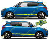 Sport Racing Line Sticker Car Side Vinyl Stripe For Suzuki SWIFT - Brothers-Graphics